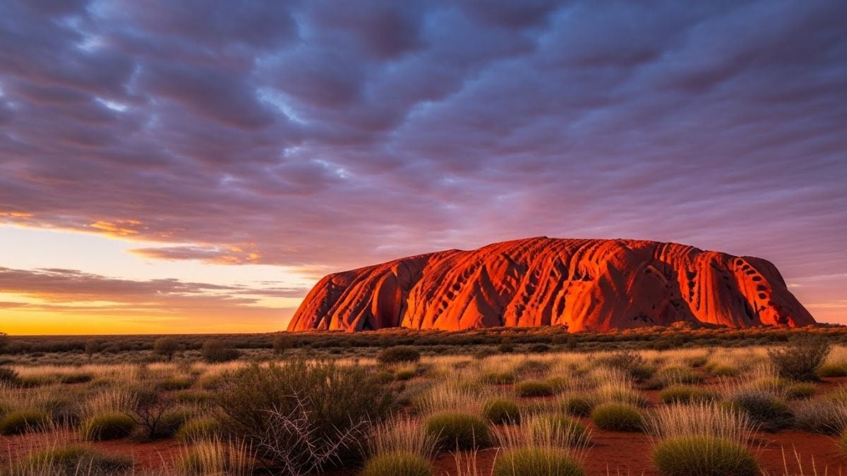 Sunrise at Uluru